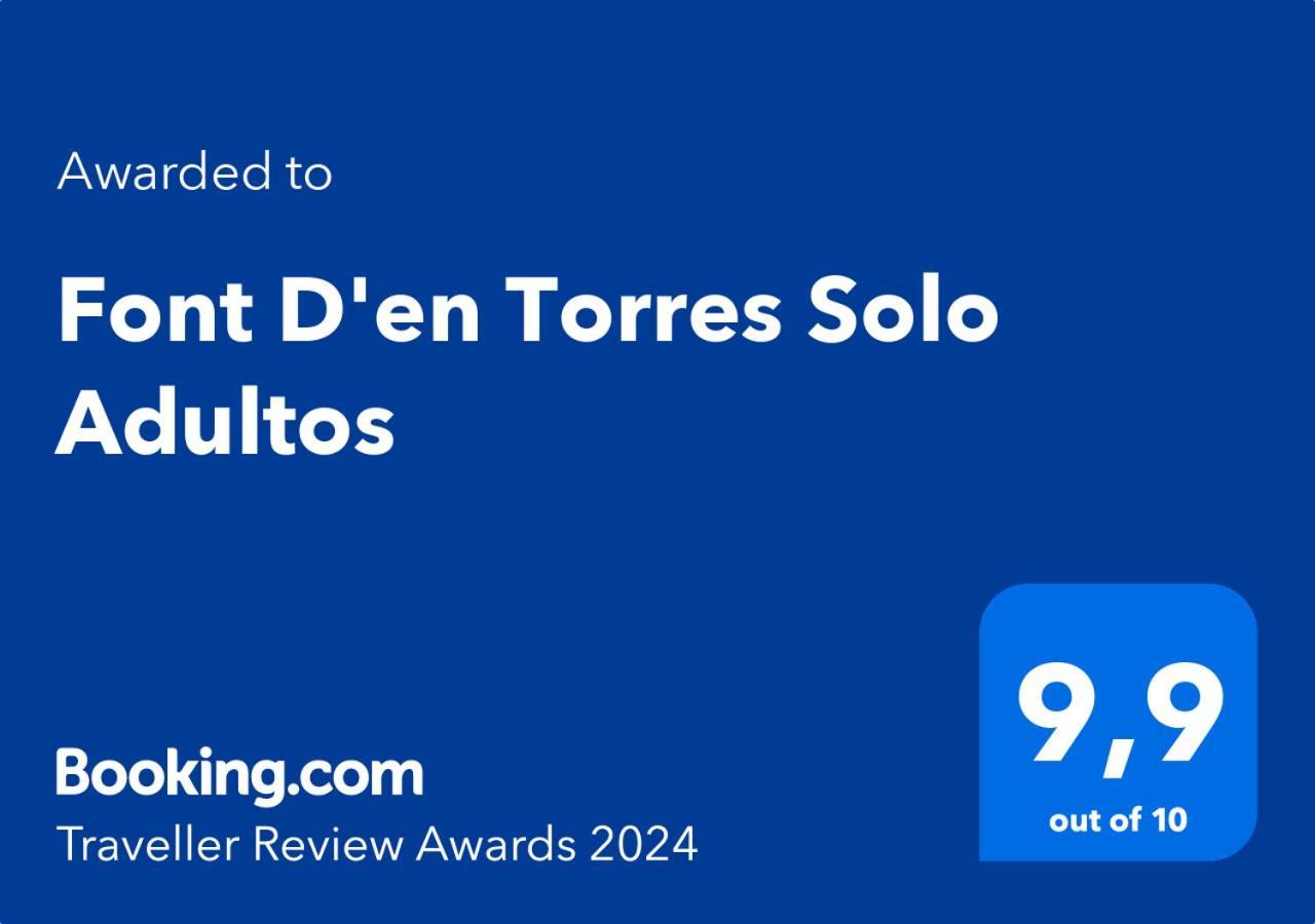 Font D'En Torres Solo Adultos Guest House Морела Екстериор снимка